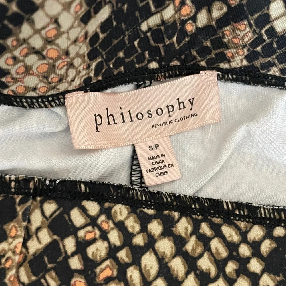 Philosophy Snakeskin print Wide-Leg Women's Pants